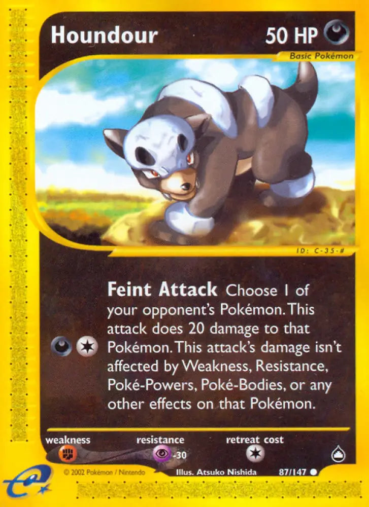 Houndour (87/147) [Aquapolis] - Pokemon Single