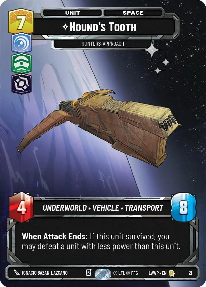 Hound's Tooth - Hunters' Approach (Foil) (21) [A Lawless Time - Weekly Play Promos]