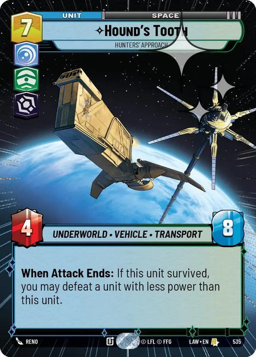 Hound's Tooth - Hunters' Approach (Hyperspace Foil) (535) [A Lawless Time]