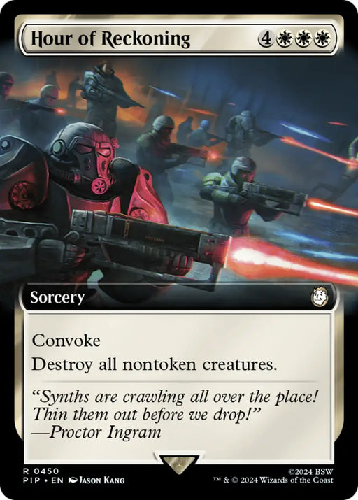 Hour of Reckoning (Extended Art) [Fallout] - MTG Single