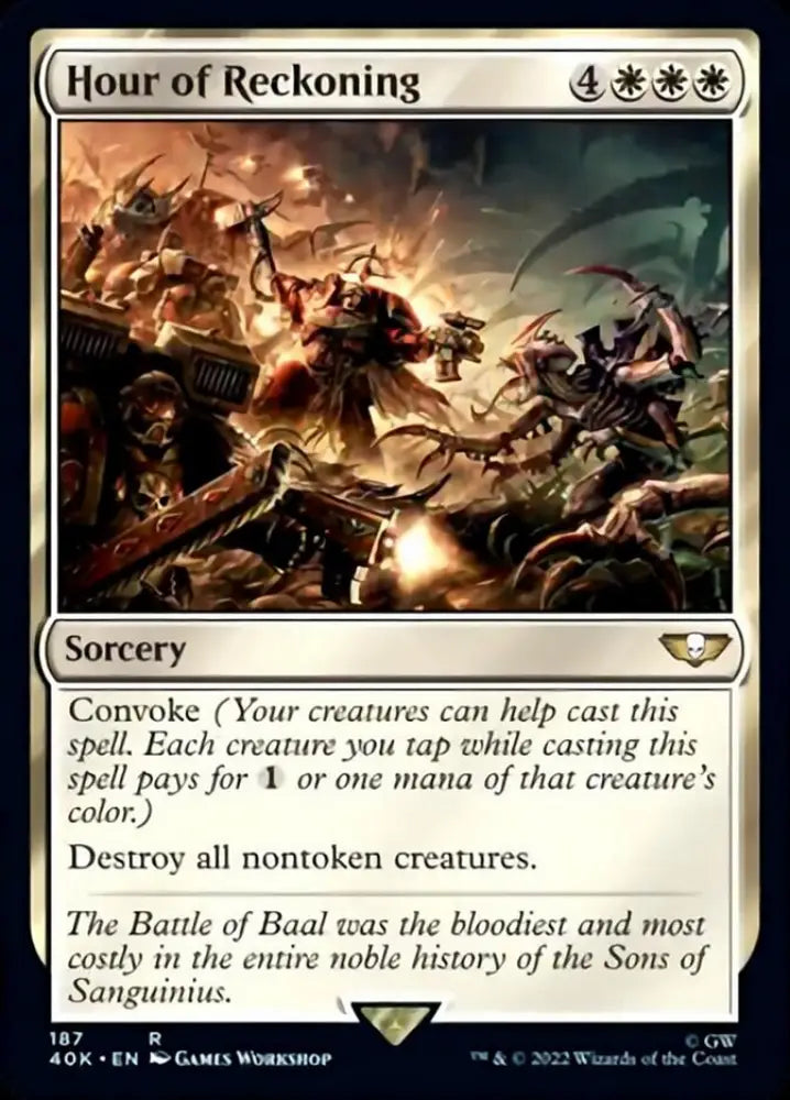 Hour of Reckoning [Warhammer 40,000] - MTG Single