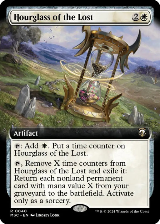 Hourglass of the Lost (Extended Art) [Modern Horizons 3 Commander] - MTG Single