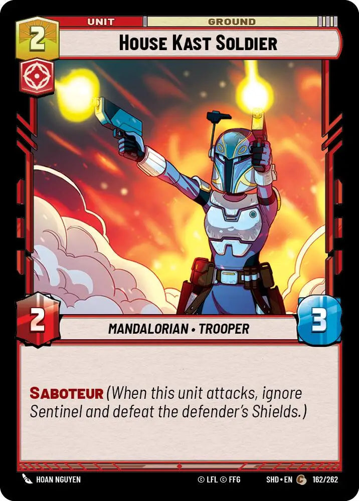 House Kast Soldier (162/262) [Shadows of the Galaxy] - Star Wars: Unlimited Single