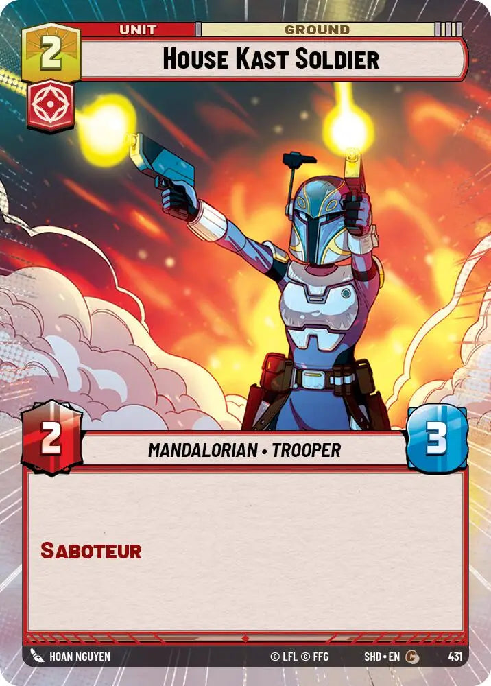House Kast Soldier (Hyperspace) (431) [Shadows of the Galaxy] - Star Wars: Unlimited Single