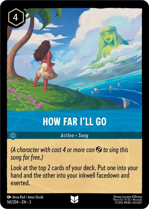 How Far I’ll Go (161/204) [Into the Inklands] - Lorcana Single
