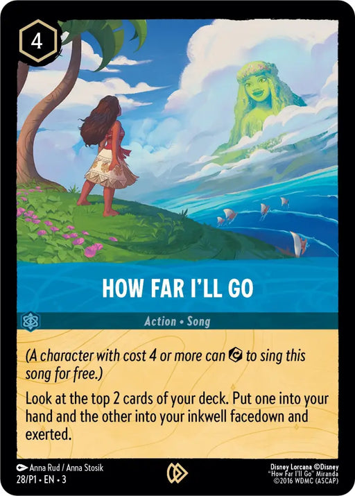How Far I’ll Go (28) (Into the Inklands) [Promo Cards] - Lorcana Single