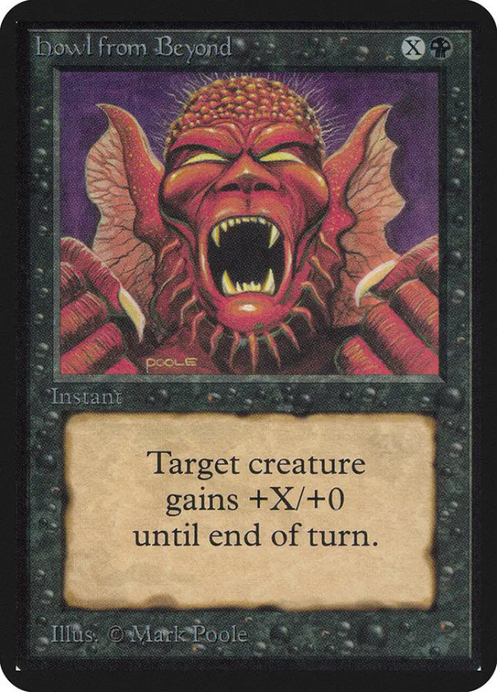 Howl from Beyond [Alpha Edition] - MTG Single