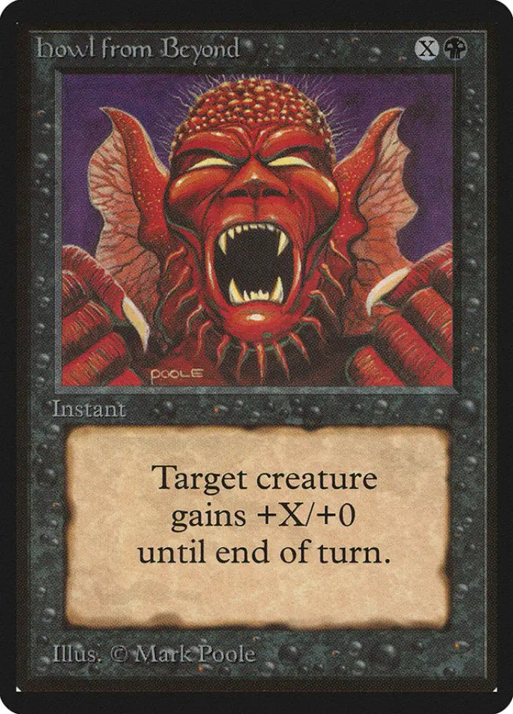 Howl from Beyond [Beta Edition] - MTG Single