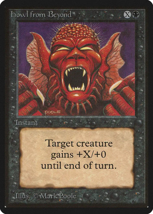 Howl from Beyond [Beta Edition] - MTG Single