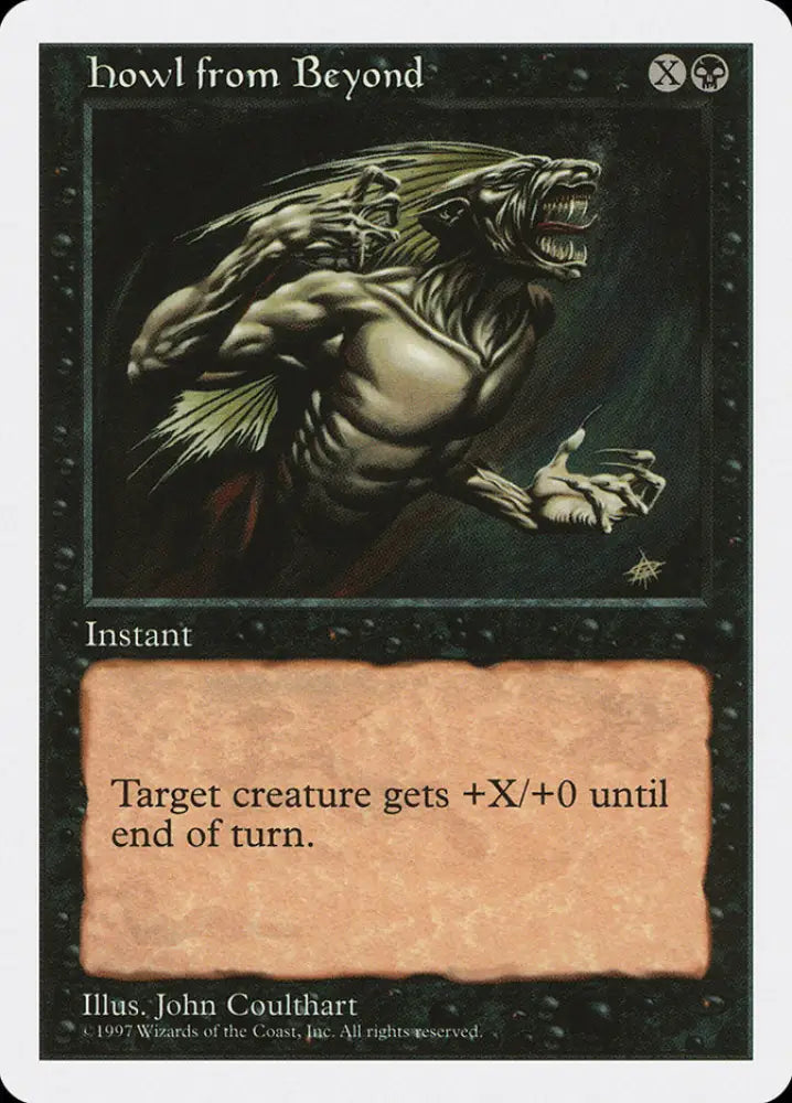 Howl from Beyond [Fifth Edition] - MTG Single