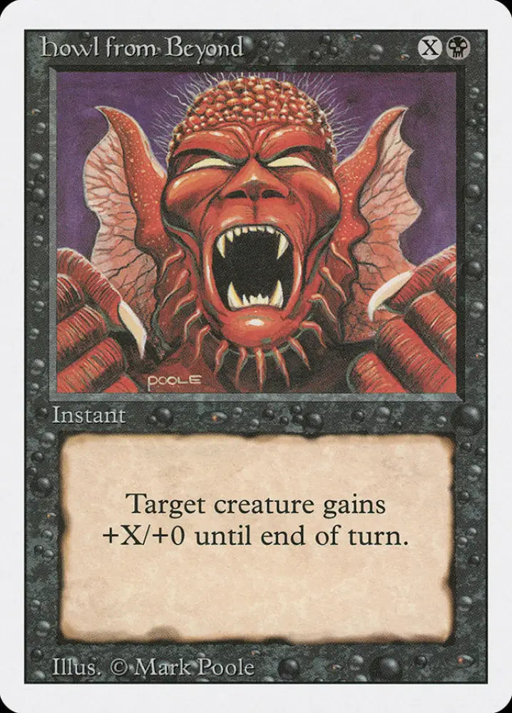 Howl from Beyond [Revised Edition] - MTG Single