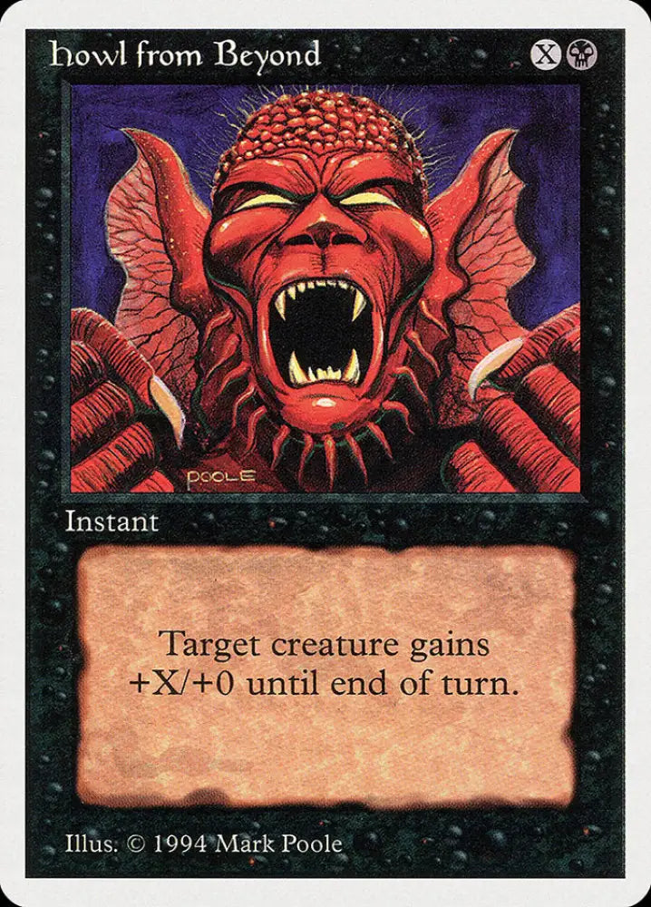 Howl from Beyond [Summer Magic / Edgar] - MTG Single