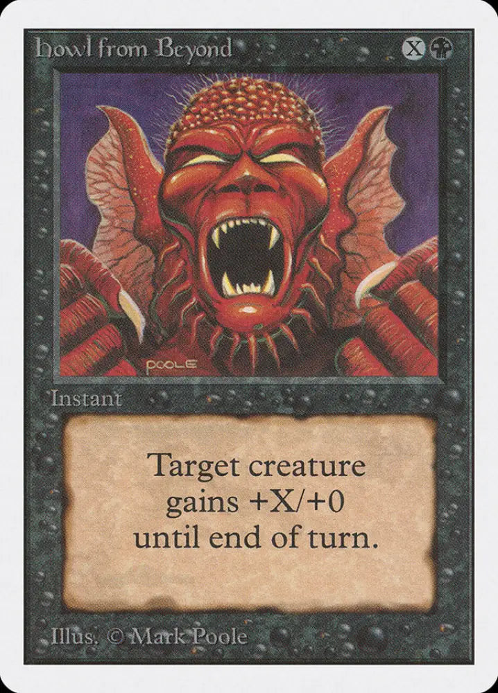 Howl from Beyond [Unlimited Edition] - MTG Single