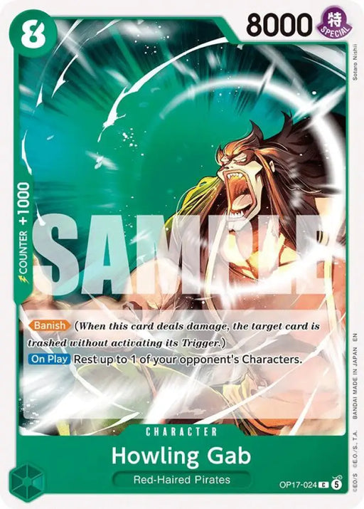 Howling Grab (OP17-024) [The World's Strongest Warriors]