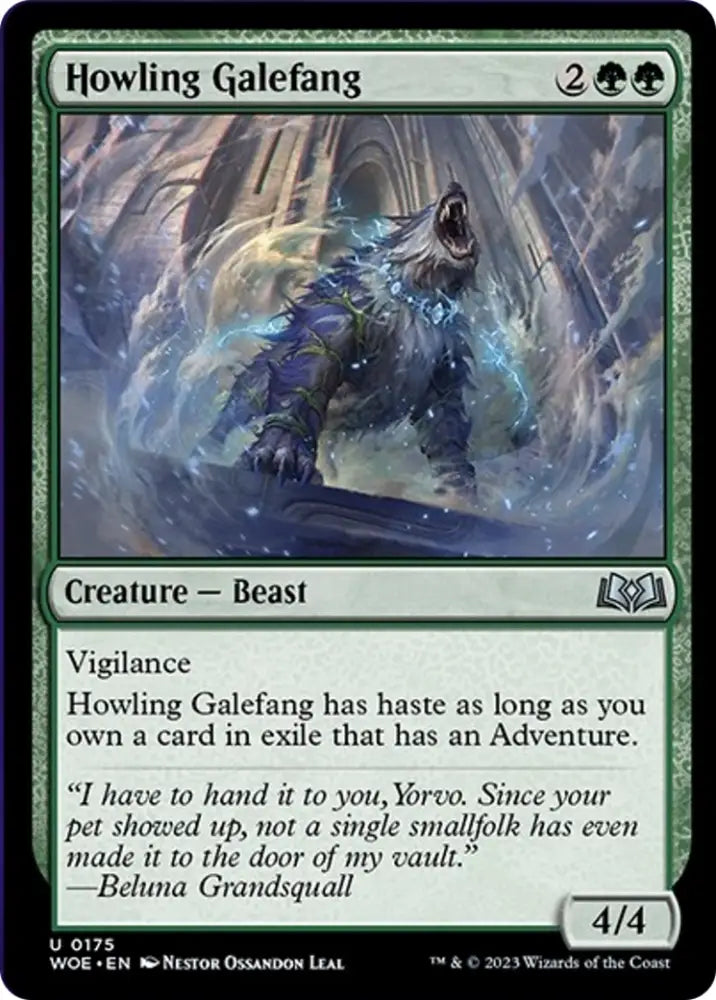 Howling Galefang [Wilds of Eldraine] - MTG Single