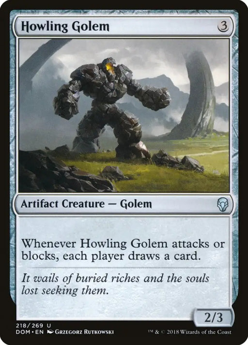 Howling Golem [Dominaria] - MTG Single