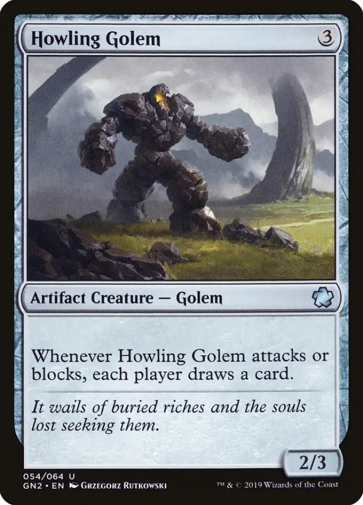 Howling Golem [Game Night 2019] - MTG Single