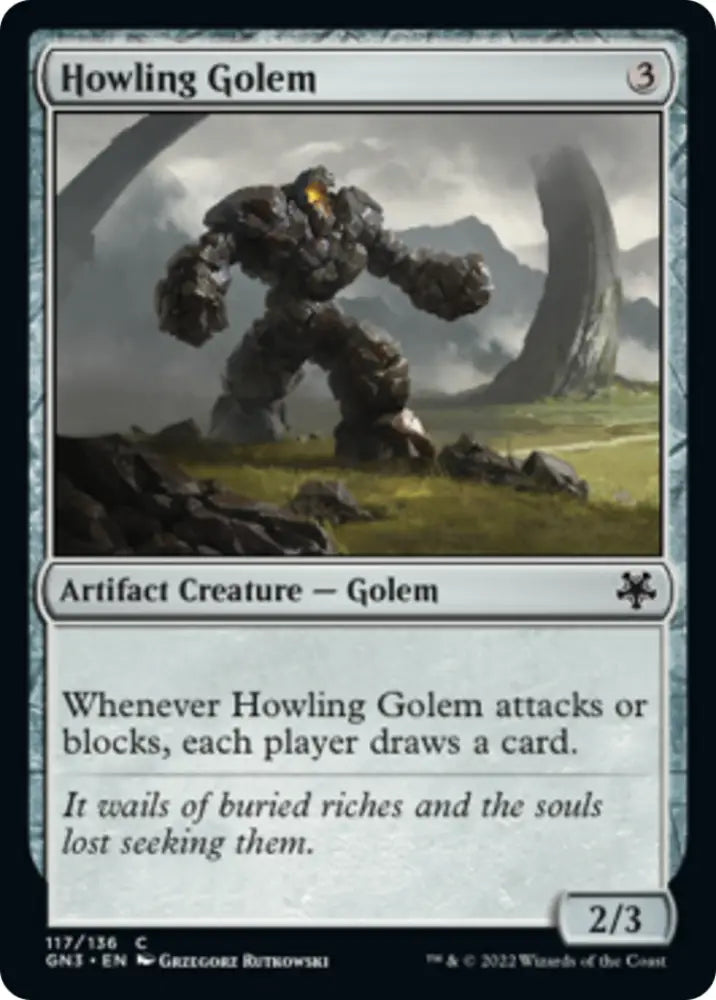 Howling Golem [Game Night: Free-for-All] - MTG Single