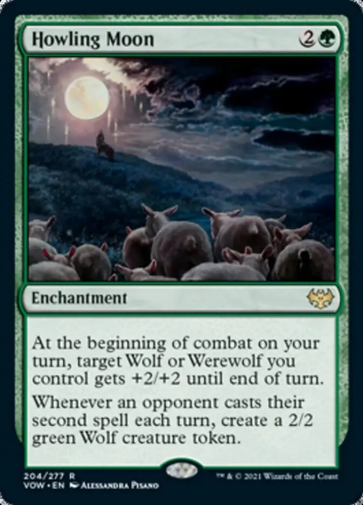 Howling Moon [Innistrad: Crimson Vow] - MTG Single