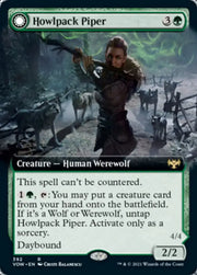 Howlpack Piper // Wildsong Howler (Extended Art) [Innistrad: Crimson Vow] - MTG Single