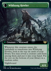 Howlpack Piper // Wildsong Howler (Extended Art) [Innistrad: Crimson Vow] - MTG Single