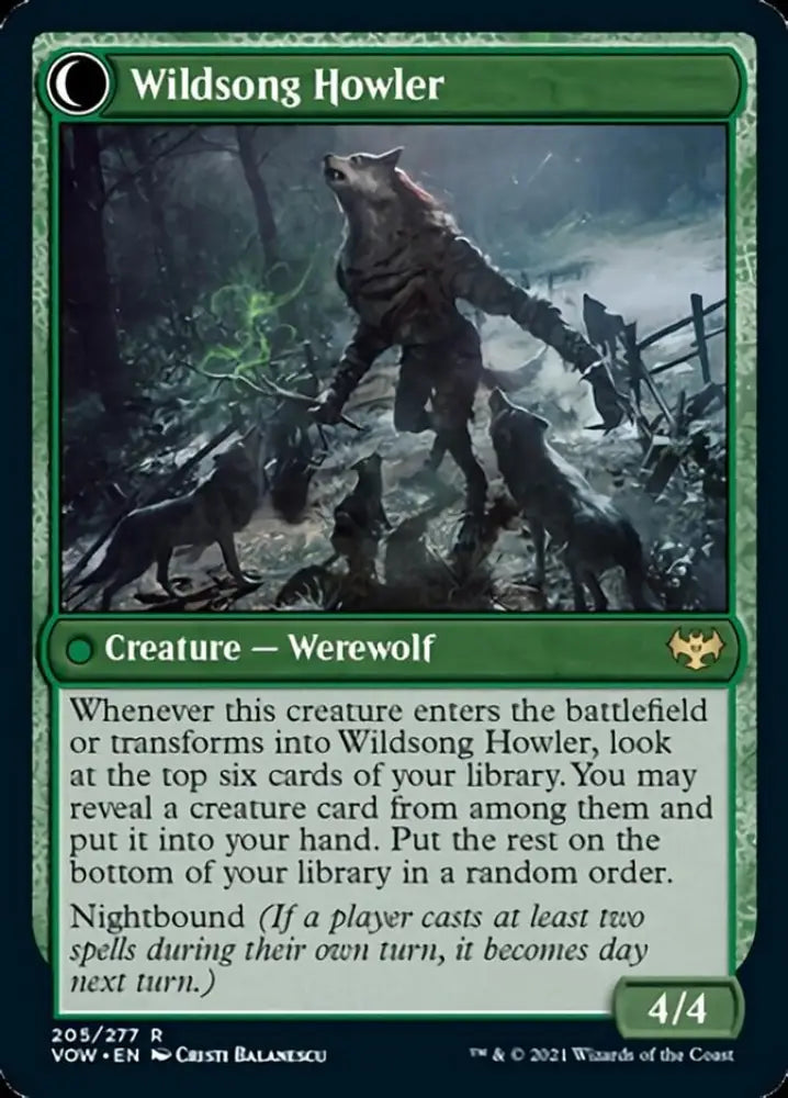 Howlpack Piper // Wildsong Howler [Innistrad: Crimson Vow] - MTG Single