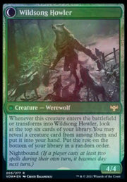 Howlpack Piper // Wildsong Howler [Innistrad: Crimson Vow Prerelease Promos] - MTG Single