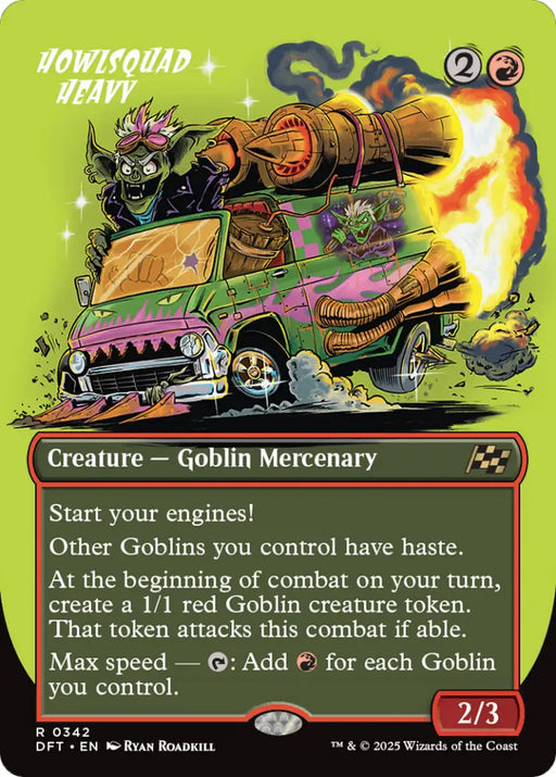 Howlsquad Heavy (Borderless) [Aetherdrift] - MTG Single