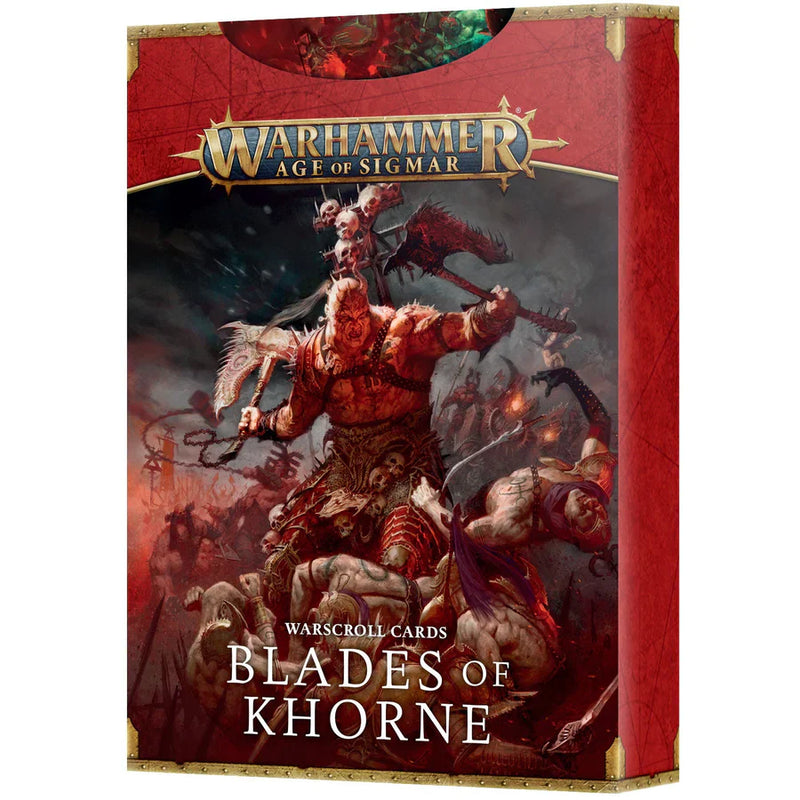 Warhammer : Age of Sigmar - Warscrolls Cards: Blade of Khorne (FRENCH)
