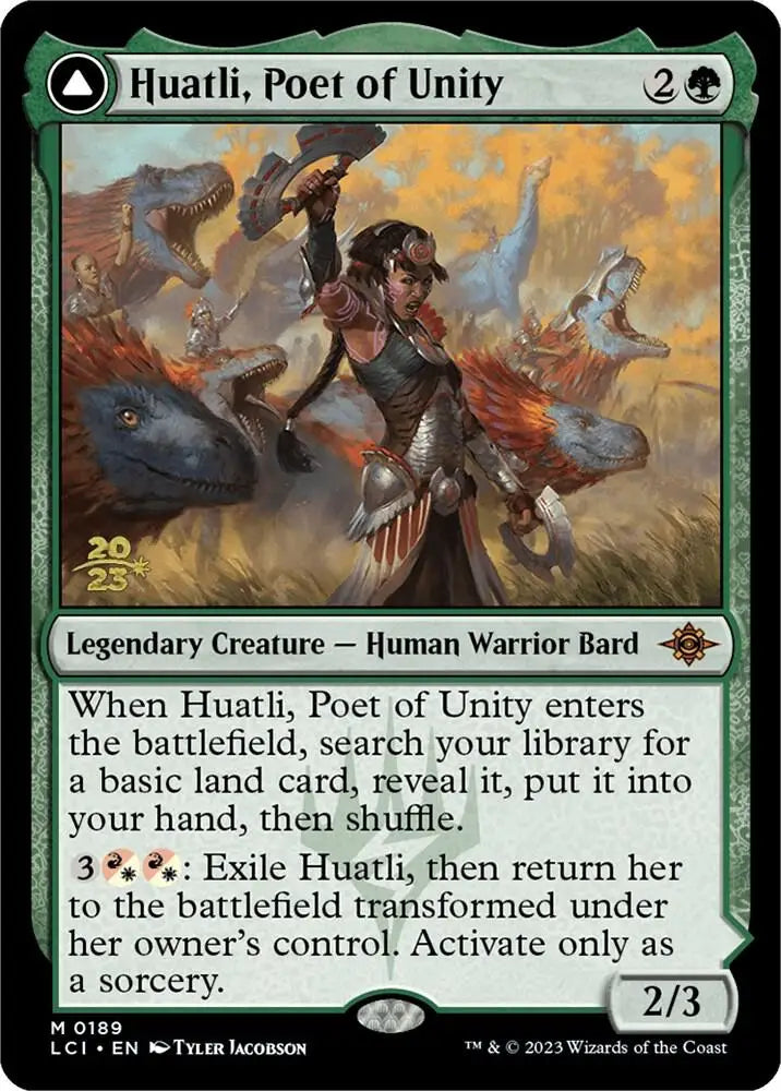 Huatli, Poet of Unity (189) [Prerelease Cards]