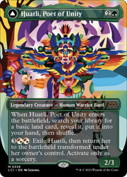 Huatli Poet of Unity // Roar of the Fifth People (Borderless) [The Lost Caverns of Ixalan] - MTG Single