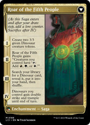 Huatli Poet of Unity // Roar of the Fifth People [The Lost Caverns of Ixalan] - MTG Single