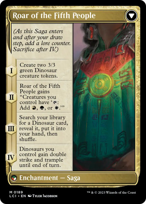 Huatli Poet of Unity // Roar of the Fifth People [The Lost Caverns of Ixalan] - MTG Single