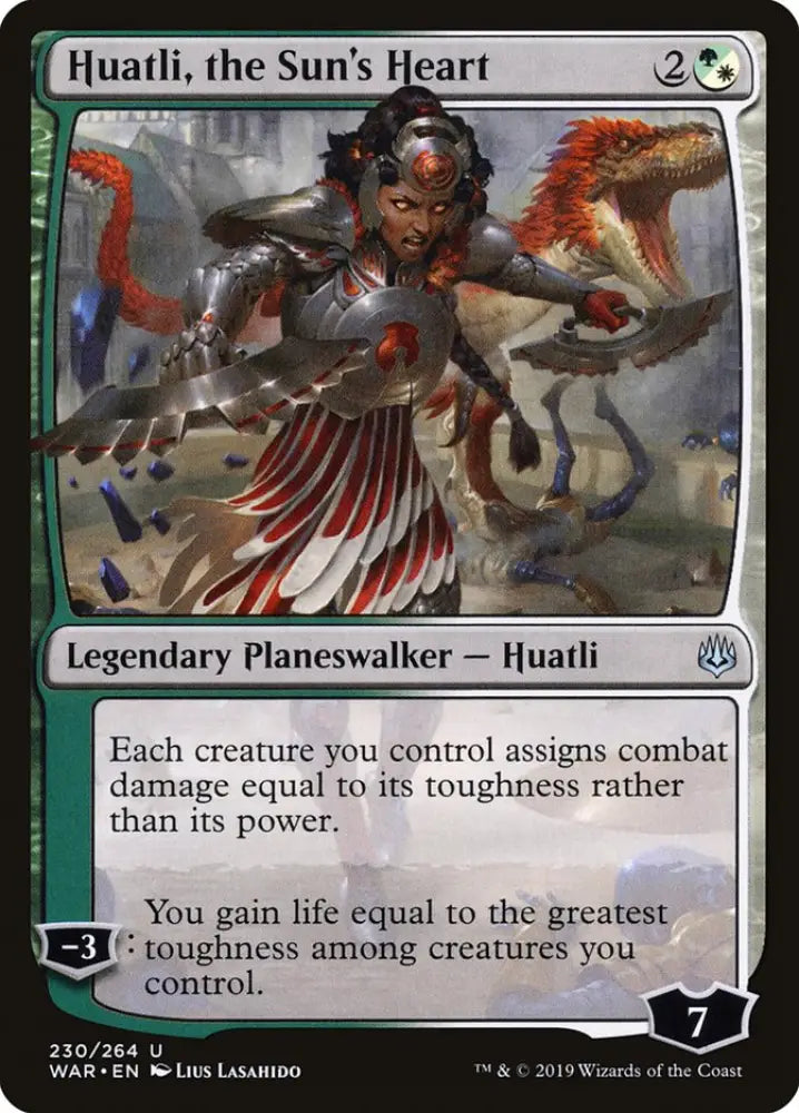 Huatli the Sun’s Heart [War of the Spark] - MTG Single