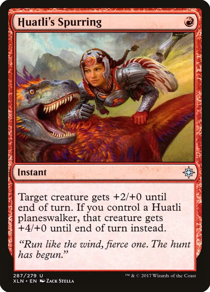 Huatli’s Spurring [Ixalan] - MTG Single