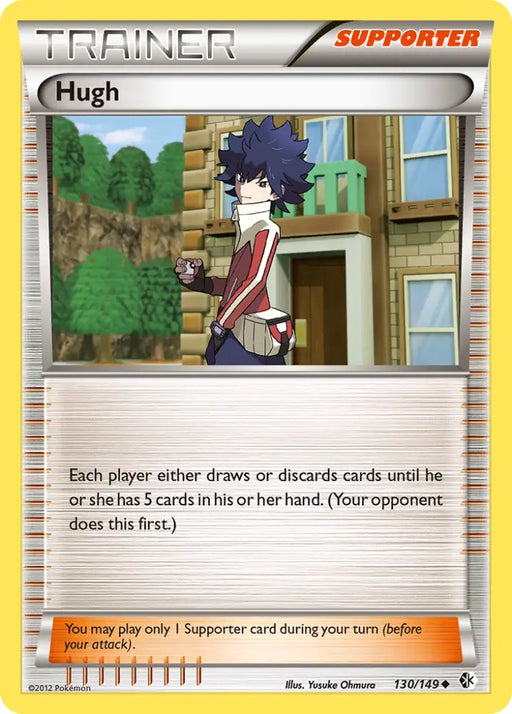 Hugh (130/149) [Black & White: Boundaries Crossed] - Pokemon Single