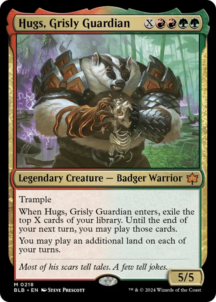 Hugs Grisly Guardian [Bloomburrow] - MTG Single