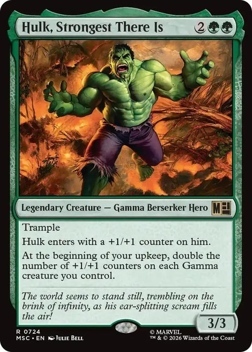 Hulk, Strongest There Is (724) [Marvel Super Heroes Commander]