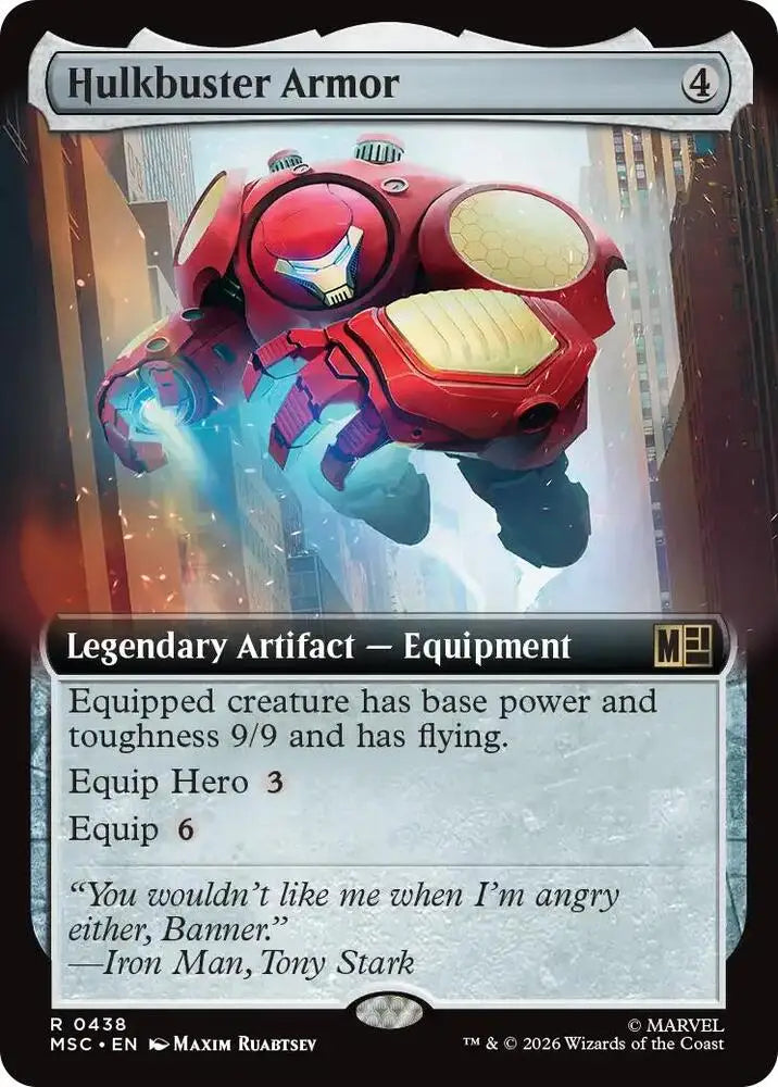 Hulkbuster Armor (Extended Art) (438) [Marvel Super Heroes Commander]