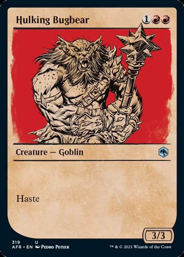 Hulking Bugbear (Showcase) [Dungeons & Dragons: Adventures in the Forgotten Realms] - MTG Single