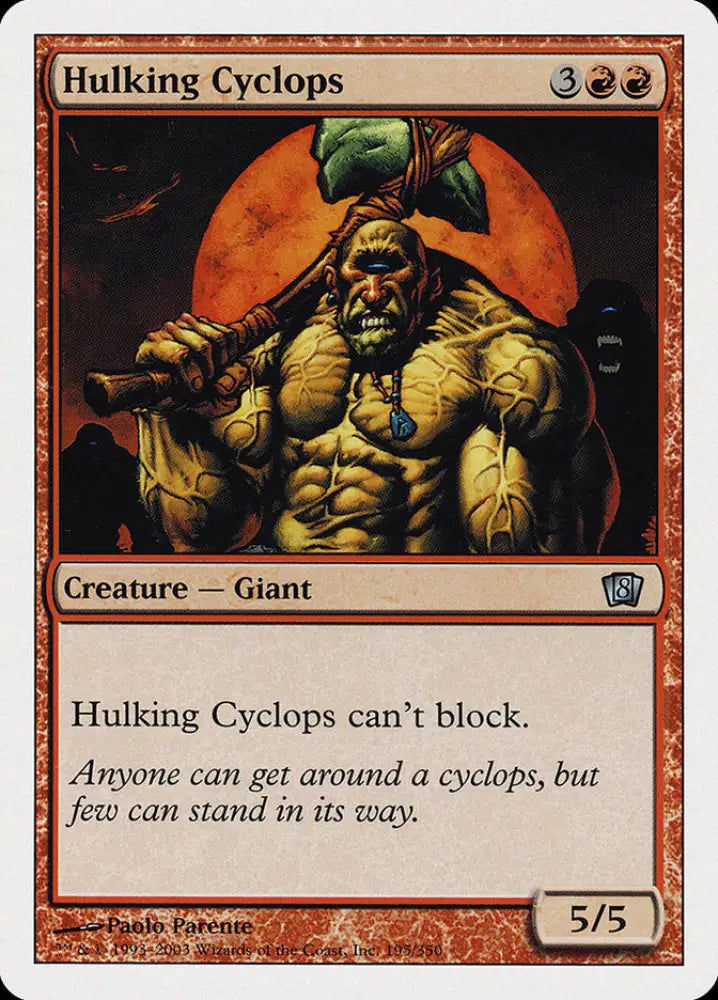 Hulking Cyclops [Eighth Edition] - MTG Single