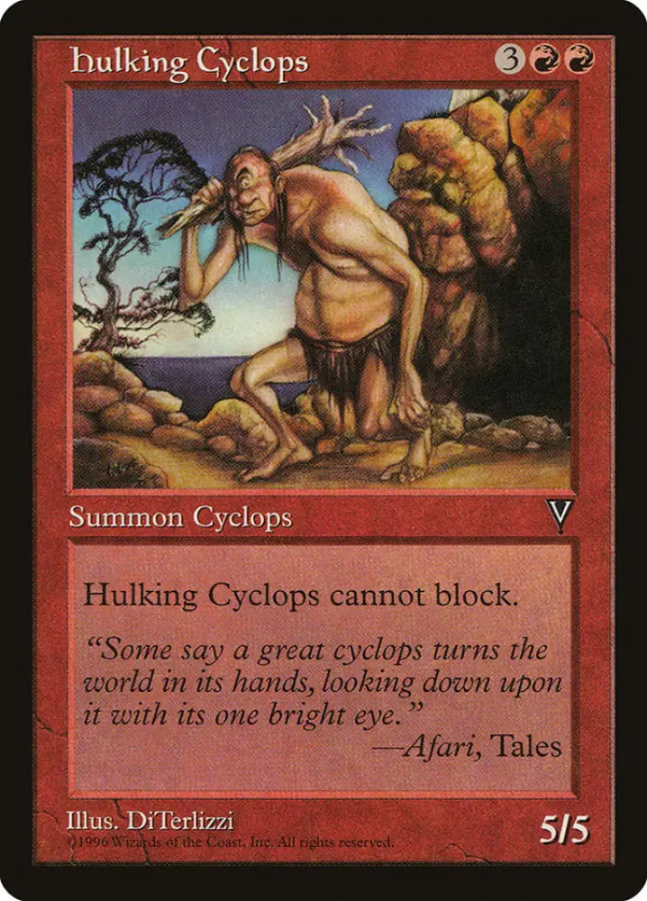 Hulking Cyclops [Visions] - MTG Single