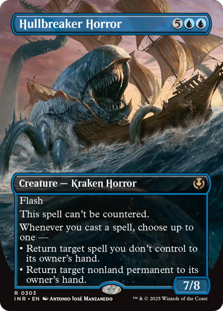 Hullbreaker Horror (Borderless) [Innistrad Remastered] - MTG Single