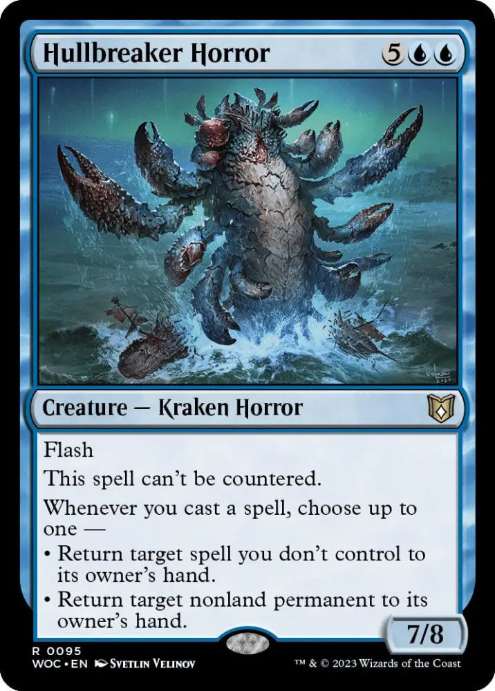 Hullbreaker Horror [Wilds of Eldraine Commander] - MTG Single
