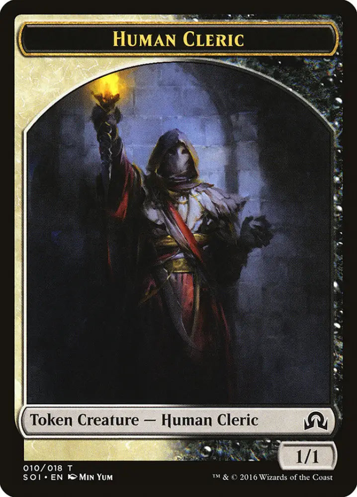 Human Cleric Token [Shadows over Innistrad Tokens] - MTG Single