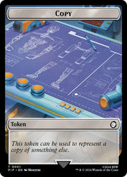 Human Knight // Copy Double-Sided Token [Fallout Tokens] - MTG Single