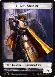 Human Soldier (0003) // Clue Double-Sided Token [Innistrad Remastered Tokens] - MTG Single