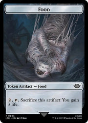 Human Soldier (0014) // Food (0024) Double-Sided Token (Surge Foil) [The Lord of the Rings: Tales of Middle-Earth