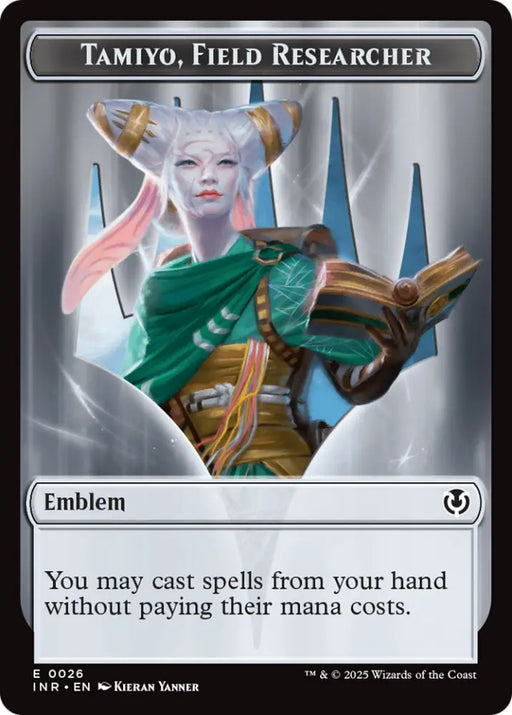 Human Soldier (0020) // Emblem - Tamiyo Field Researcher Double-Sided Token [Innistrad Remastered Tokens] - MTG Single
