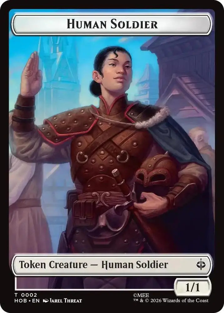 Human Soldier // Goblin Army (0004) Double-Sided Token (2 // 4) [The Hobbit]